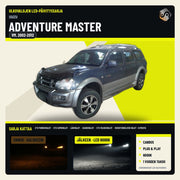ISUZU ADVENTURE MASTER 2002-2012 LED-päivityssarja ulkovaloihin (ajovalot, vilkut, sumuvalot, peruutusvalot)