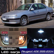 Peugeot 406 Sisätilan LED -sarja – 15 -osainen