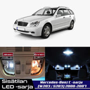 Mercedes-Benz C (W203) Sisätilan LED -sarja – 17 -osainen