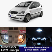 Mercedes-Benz A (W168) Sisätilan LED -sarja – 10 -osainen