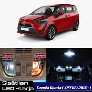 Toyota Sienta (XP170) Sisätilan LED -sarja – 8 -osainen