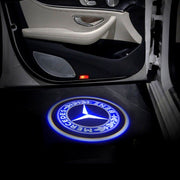 Mercedes-Benz ML/GL/R logolliset ovivalot — logo maahan (2kpl)