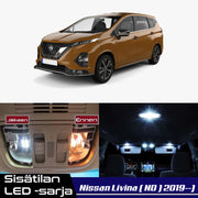 Nissan Livina (ND) Sisätilan LED -sarja – 8 -osainen
