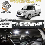 Opel Combo D Sisätilan LED -sarja – 5 -osainen