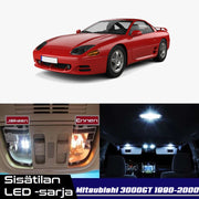 Mitsubishi 3000GT Sisätilan LED -sarja – 10 -osainen