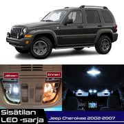 Jeep Cherokee (KJ) Sisätilan LED -sarja – 9 -osainen