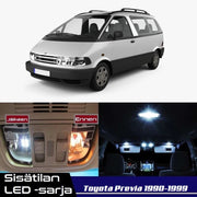 Toyota Previa / Estima Sisätilan LED -sarja – 8 -osainen