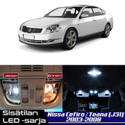 Nissan Cefiro / Teana (J31) Sisätilan LED -sarja – 10 -osainen
