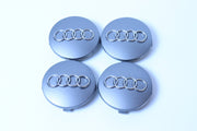 Audi vannekeskiöt – Kromi-Harmaa – 60mm (4kpl sarja)