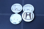Honda vannekeskiöt – Kromi-hopea – 69mm (4kpl sarja)