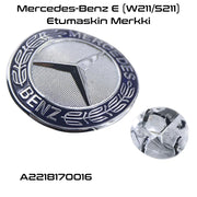 Mercedes-Benz W211/S211 Etumaskin Merkki ; Sininen Seppele ; 48mm Lätkä