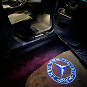 Mercedes-Benz logolliset projektorivalot oviin ; 2kpl sarja (MALLI #2)