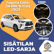 Toyota Veloz (W100/W150) Sisätilan LED -sarja ;4 -osainen