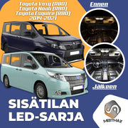 Toyota Voxy (R80) Sisätilan LED -sarja ;9 -osainen