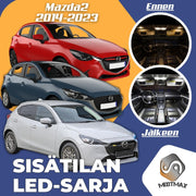 Mazda 2 (MK3) Sisätilan LED -sarja ;5 -osainen
