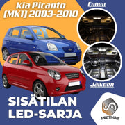 Kia Picanto (MK1) Sisätilan LED -sarja ;4 -osainen