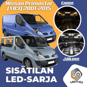 Nissan Primastar (X83) Sisätilan LED -sarja ;5 -osainen