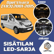 Opel Vivaro (X83) Sisätilan LED -sarja ;5 -osainen