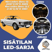 Mercedes-Benz SL / SLC (W107) Sisätilan LED -sarja ;8 -osainen