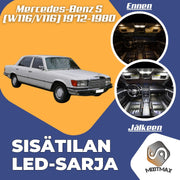 Mercedes-Benz S (W116) Sisätilan LED -sarja ;8 -osainen