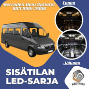 Mercedes-Benz Sprinter 903 Sisätilan LED -sarja ;9 -osainen