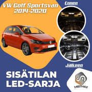 Volkswagen Golf Sportsvan Sisätilan LED -sarja ;8 -osainen