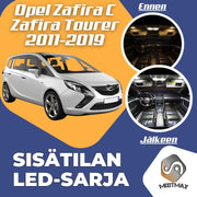 Opel Zafira C Sisätilan LED -sarja ;10 -osainen