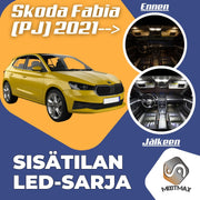 Skoda Fabia (PJ) Sisätilan LED -sarja ;7 -osainen