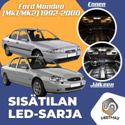 Ford Mondeo (MK1/MK2) Sisätilan LED -sarja ;12 -osainen