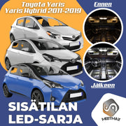 Toyota Yaris (XP130) Sisätilan LED -sarja ;8 -osainen