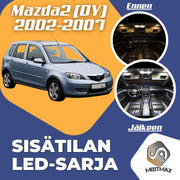 Mazda 2 (MK1) Sisätilan LED -sarja ;4 -osainen