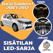 Dacia Sandero I Sisätilan LED -sarja ;7 -osainen