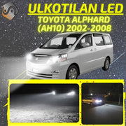 TOYOTA ALPHARD HYBRID (AH10) 2002-2008 KIRKKAAT Ulkoiset LED Valot ; Lähivalot ; Ajovalot ; Peruutusvalot ; MUUT