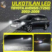 TOYOTA AVENSIS (T250) 2003-2009 KIRKKAAT Ulkoiset LED Valot ; Lähivalot ; Ajovalot ; Peruutusvalot ; MUUT