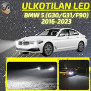 BMW 5 (G30/G31/F90) 2016-2023 KIRKKAAT Ulkoiset LED Valot ; Lähivalot ; Ajovalot ; Peruutusvalot ; MUUT