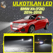 BMW X4 (F26) 2014-2018 KIRKKAAT Ulkoiset LED Valot ; Lähivalot ; Ajovalot ; Peruutusvalot ; MUUT
