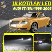 AUDI TT (8N) 1998-2006 LED-päivityssarja ulkovaloihin (ajovalot, vilkut, sumuvalot, peruutusvalot)
