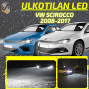 VW SCIROCCO 2008-2017 LED-päivityssarja ulkovaloihin (ajovalot, vilkut, sumuvalot, peruutusvalot)