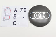 Audi Pyöreät Alumiinitarrat ; Eri Kokoja (1kpl)