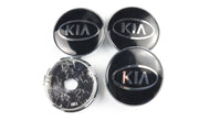 Kia Kromi-Mustat Vannekeskiöt ; Yleismalli 60mm (4kpl sarja)