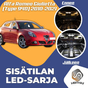 Alfa Romeo Giulietta (940) Sisätilan LED -sarja – 17 -osainen