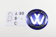 Volkswagen Pyöreät Alumiinitarrat ; Eri Kokoja ja Värejä (1kpl)