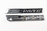 BMW EDRIVE Takakontin / Lokasuojan Merkki 98mm (Kromi-Musta)