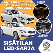 Volvo V60 (P3) Sisätilan LED -sarja ;23 -osainen