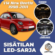 Volkswagen New Beetle Sisätilan LED -sarja – 11 -osainen
