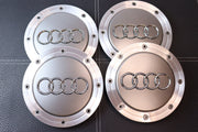 Audi Vannekeskiöt 148mm ; 8 Pulttia ; Harmaa-Teräs (4kpl sarja)