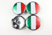Yleismalliset vannekeskiöt ; 60mm ; Italian Lippu (4kpl sarja)