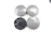 Audi Harmaat 60mm Yleismalliset Vannekeskiöt (4kpl sarja)