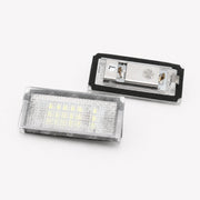 Mini ( R50 / R52 / R53 / R56 / R57 / R58 / R59 ) LED rekisterikilven valot — kirkkaan valkoinen 6000K (2kpl sarja)