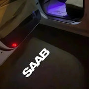 Saab Logolliset Projektorivalot Oviin ; 2kpl Sarja